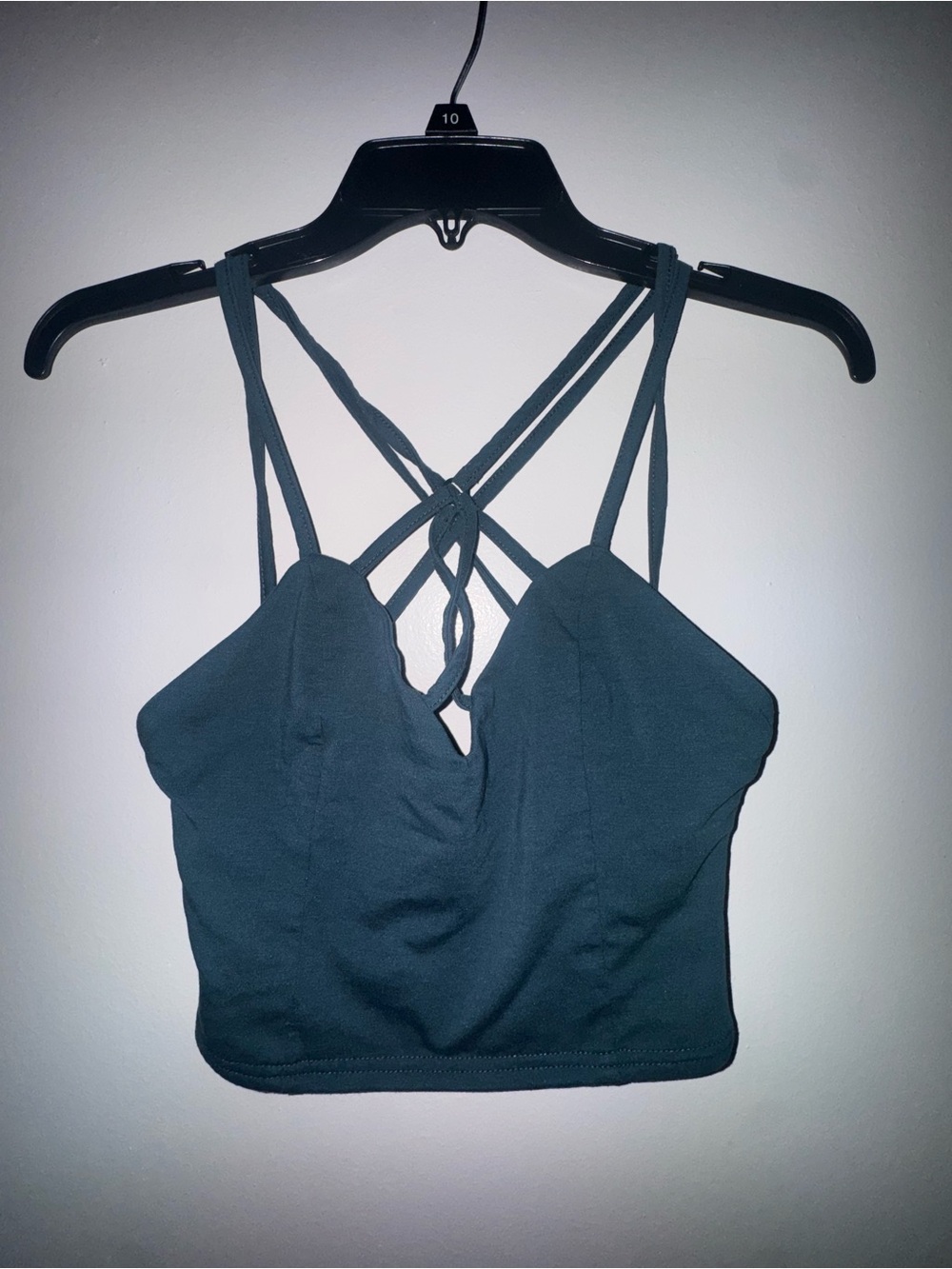 EARTHBOUND Teal Strappy Crop Top